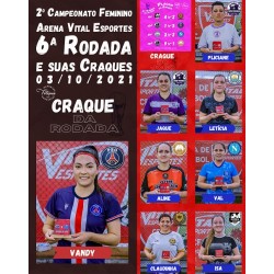 Na Arena Vital aconteceu a 7ª rodada do 2º Campeonato Feminino 2021